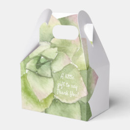 Succulent: Douanepartij Bedankdoosjes