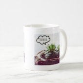 Succulent Dream Big Quote Koffiemok (Voorkant rechts)