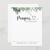 Succulent- en Eucalyptusgebeden voor de Pas getrou (Voorkant / Achterkant)