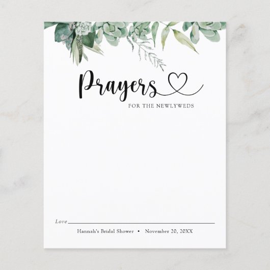 Succulent- en Eucalyptusgebeden voor de Pas getrou (Voorkant)