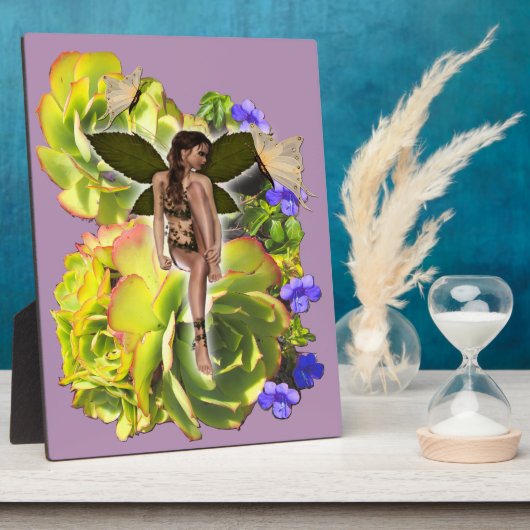 Succulent fee fotoplaat (Zijkant)