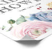  Succulent Floral Vrijgezellenfeest Welkom Poster (Hoek)