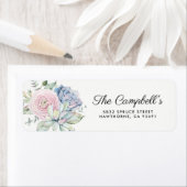  Succulent Floral Wedding Etiket (Insitu)