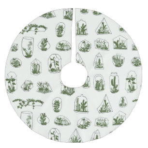 Succulent Florarium: geometrisch ontwerp. Kerstboom Rok