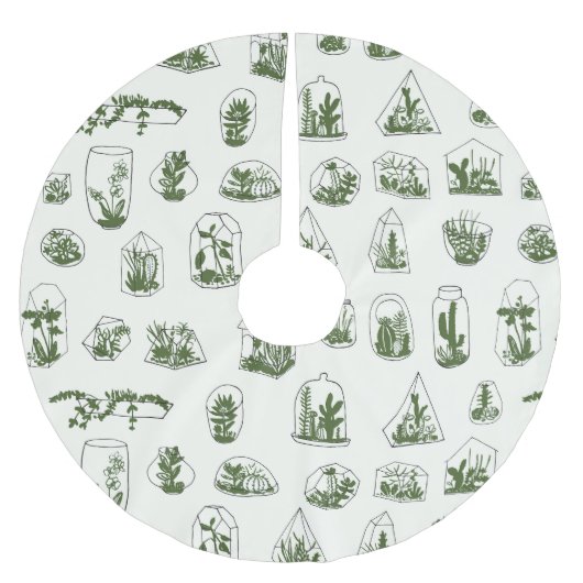 Succulent Florarium: geometrisch ontwerp. Kerstboom Rok (Voorkant)