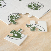 Succulent Florarium:  geometrisch ontwerp. Legpuzzel (Zijkant)