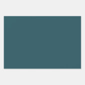 Succulent Flower Plant Pattern Green Color Set Inpakpapier Vel (Voorkant 2)