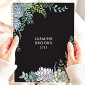 Succulent Garden 2025 Custom Name Planner