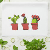 Succulent Garden Kitchen Tea Towel Theedoek (Gevouwen)
