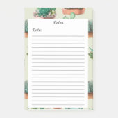 Succulent Garden Notitieblok 🌵📝💚Post-it Notitie Post-it® Notes (Voorkant)