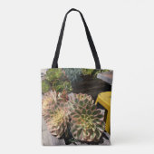 Succulent Garden Oceanside, gepersonaliseerd Tote Bag (Achterkant)