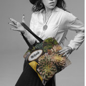 Succulent Garden Oceanside, gepersonaliseerd Tote Bag