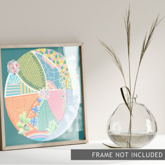 Succulent Garden Poster