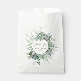 Succulent Garden Wedding Favor Bag Bedankzakje