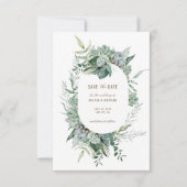 Succulent Garden Wedding Save the Date (Voorkant)