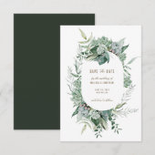 Succulent Garden Wedding Save the Date (Voorkant / Achterkant)