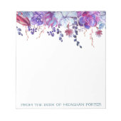 Succulent gepersonaliseerd Notitieblok - van het b (Voorkant)