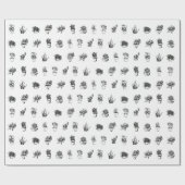 Succulent Gift Wrap Cadeaupapier (Vlak)