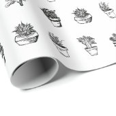 Succulent Gift Wrap Cadeaupapier (Rol Hoek)