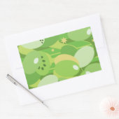 Succulent Green Rechthoekige Sticker (Envelop)