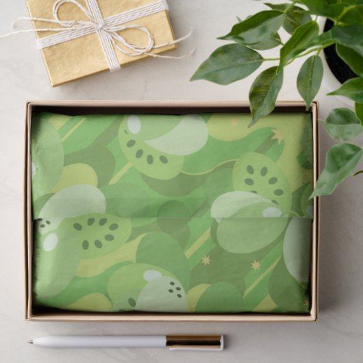 Succulent Green Tissuepapier (Geschenk)