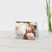 Succulent Greenery | Afgevouwen Foto voor en achte Bedankkaart (Achterkant)