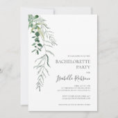 Succulent Greenery | Bachelorette Party Kaart (Voorkant)