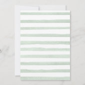 Succulent Greenery Cactus Pots Baby shower Kaart (Achterkant)