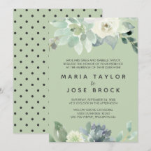 Succulent Greenery Formal Wedding