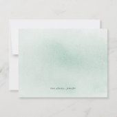 Succulent Greenery Gold Leaf Bridesmaid Voorstel Kaart (Achterkant)