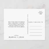 Succulent Greenery Hartelijk dank Briefkaart (Achterkant)