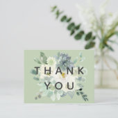 Succulent Greenery Hartelijk dank Briefkaart (Staand voorkant)
