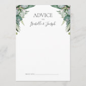 Succulent Greenery | Kaart voor huwelijksadvies (Voorkant)