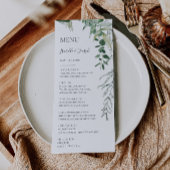Succulent Greenery | Menu Weddenrennen