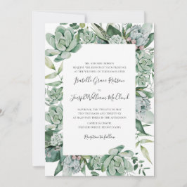 Succulent Greenery | Traditioneel huwelijk met vol Kaart