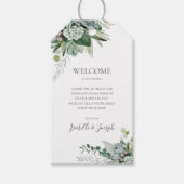 Succulent Greenery | WelkomstcadeLabels voor bruil Cadeaulabel (Voorkant)