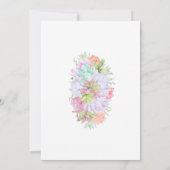 Succulent Greenery Wreath Bridal Shower  Kaart (Achterkant)