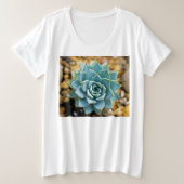 Succulent Grote Maat T-shirt (Design voorkant)
