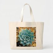 Succulent Grote Tote Bag (Voorkant)