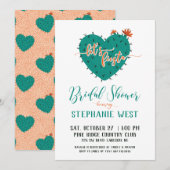 Succulent Heart Fiesta-Vrijgezellenfeest Kaart (Voorkant / Achterkant)