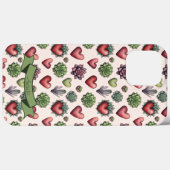 Succulent Heart Waterverf Valentijnsdag Pattern Case-Mate iPhone Case (Achterkant (horizontaal))