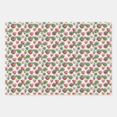Succulent Heart Waterverf Valentijnsdag Pattern Inpakpapier Vel (Voorkant 3)