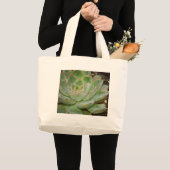 Succulent, Hen en Chicken Grote Tote Bag (Voorkant (product))