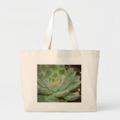 Succulent, Hen en Chicken Grote Tote Bag (Voorkant)