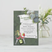 Succulent Hues of Bleek Blues Bachelor Party (Staand voorkant)