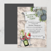 Succulent Hues of Bleek Blues Bachelor Party (Voorkant / Achterkant)