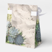 Succulent Hues of Bleek Blues Bedankdoosjes (Achterkant)