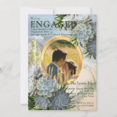 Succulent Hues of Bleek Blues Kaart (Voorkant)