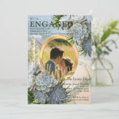 Succulent Hues of Bleek Blues Kaart (Staand voorkant)