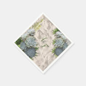Succulent Hues of Bleek Blues Napkins Servet (Hoek)